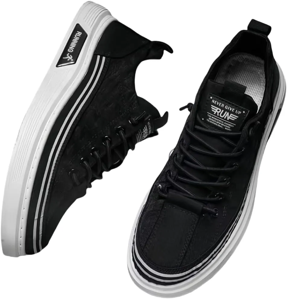 Mens Slip On Walking Shoes Non Slip Running Shoes Workout Shoes Breathable Fashion Sneakers