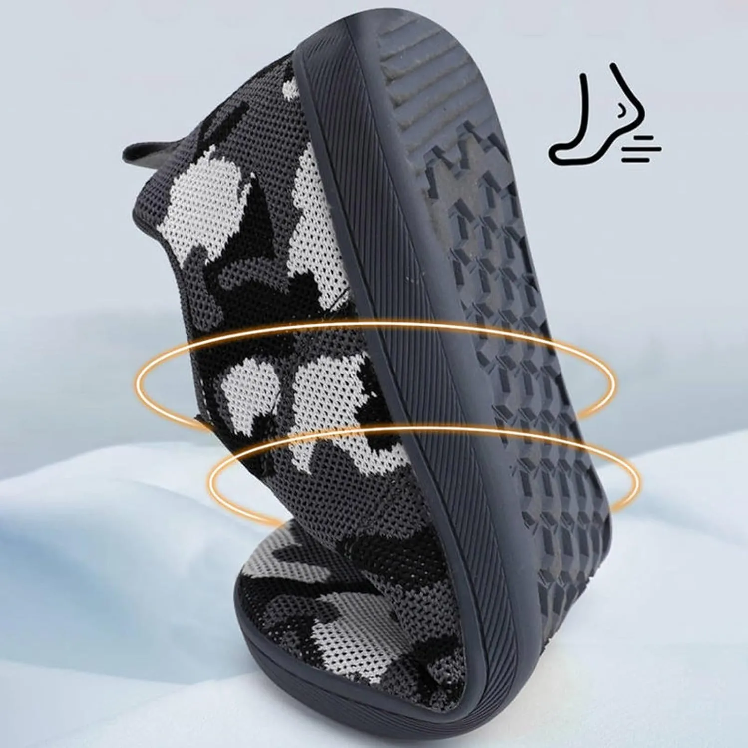 Mens Sneakers Men Casual Shoes Mens Running Shoes Men's Slip On Walking Shoes Comfortable Breathable Tennis Sneaker