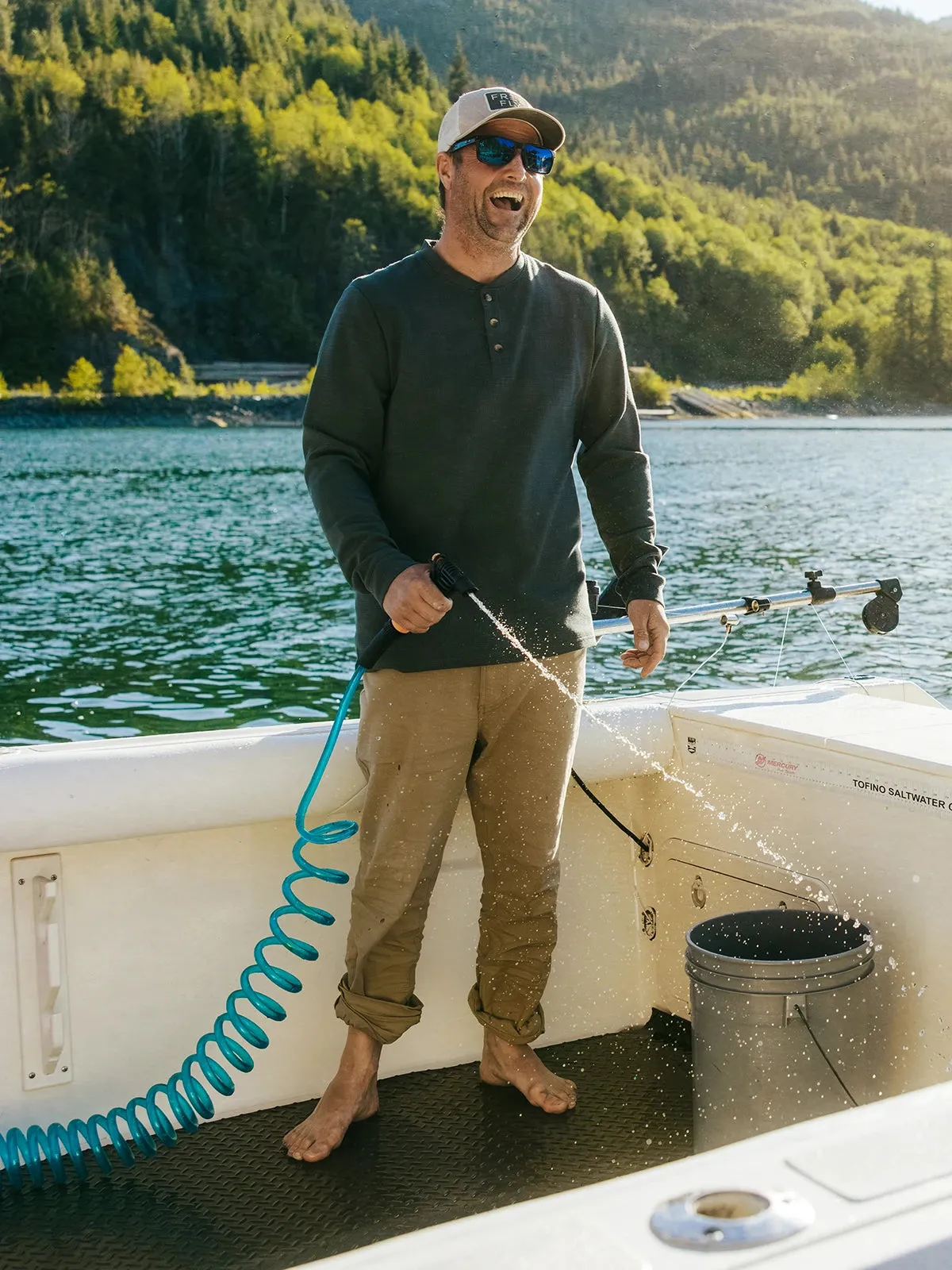 Men's Stretch Canvas 5 Pocket Pant - Timber