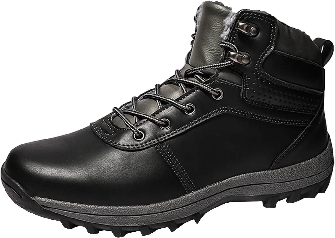 Men's Work Boots Steel Toe Hiking Sneakers Ankle Ladies Women Safety Shoes Comfortable Composite Safety Toe Waterproof Industrial Casual Hike Grounded Footwear