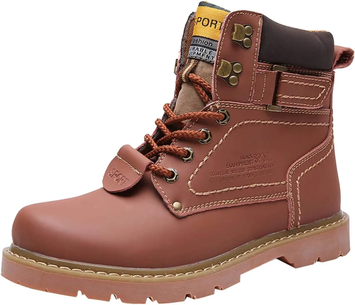 Men's Work Boots Steel Toe Hiking Sneakers Ankle Ladies Women's Workout Shoes Winter Platform Shoes Slip Resistant Safety Hike Grounded Footwear