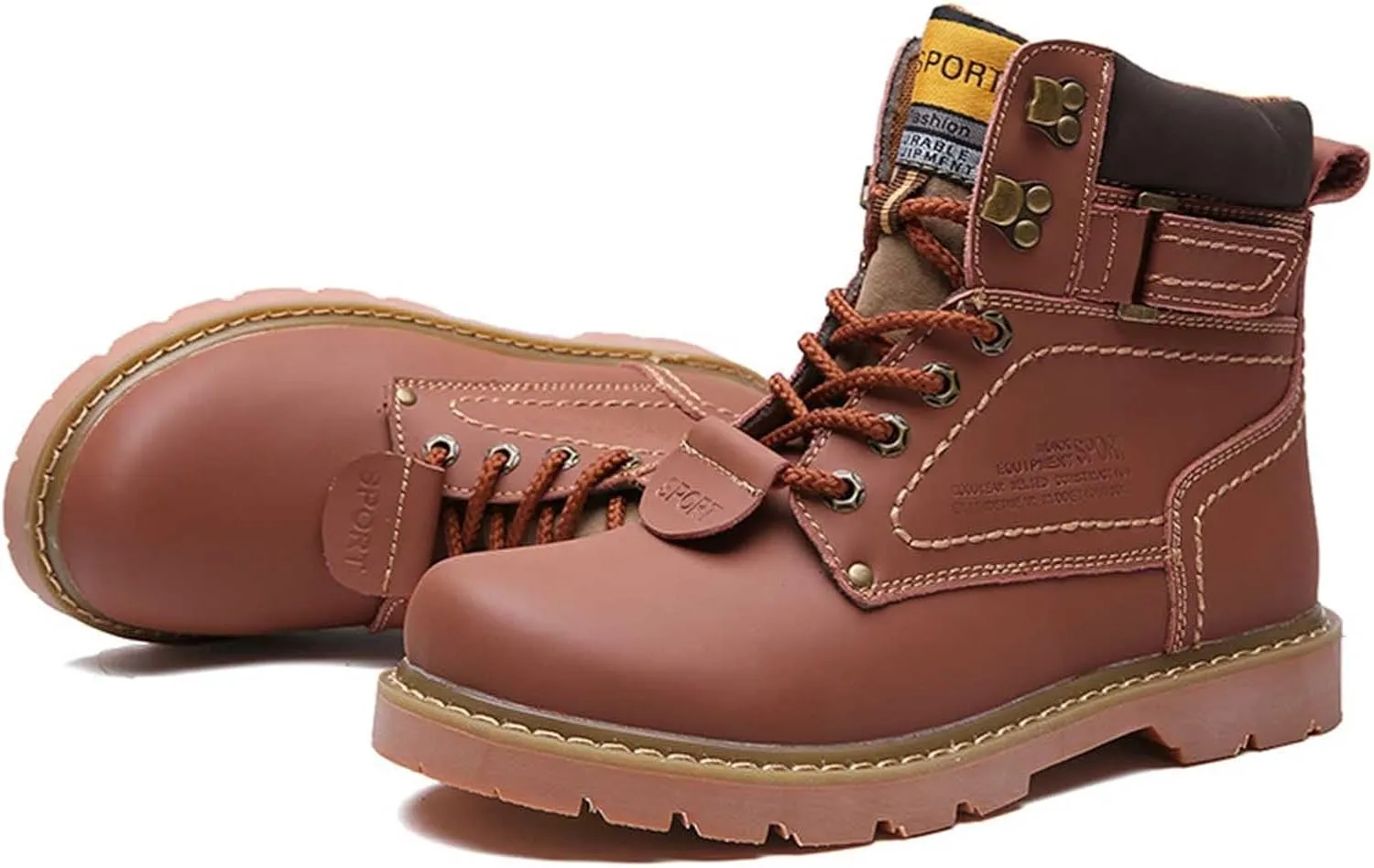 Men's Work Boots Steel Toe Hiking Sneakers Ankle Ladies Women's Workout Shoes Winter Platform Shoes Slip Resistant Safety Hike Grounded Footwear