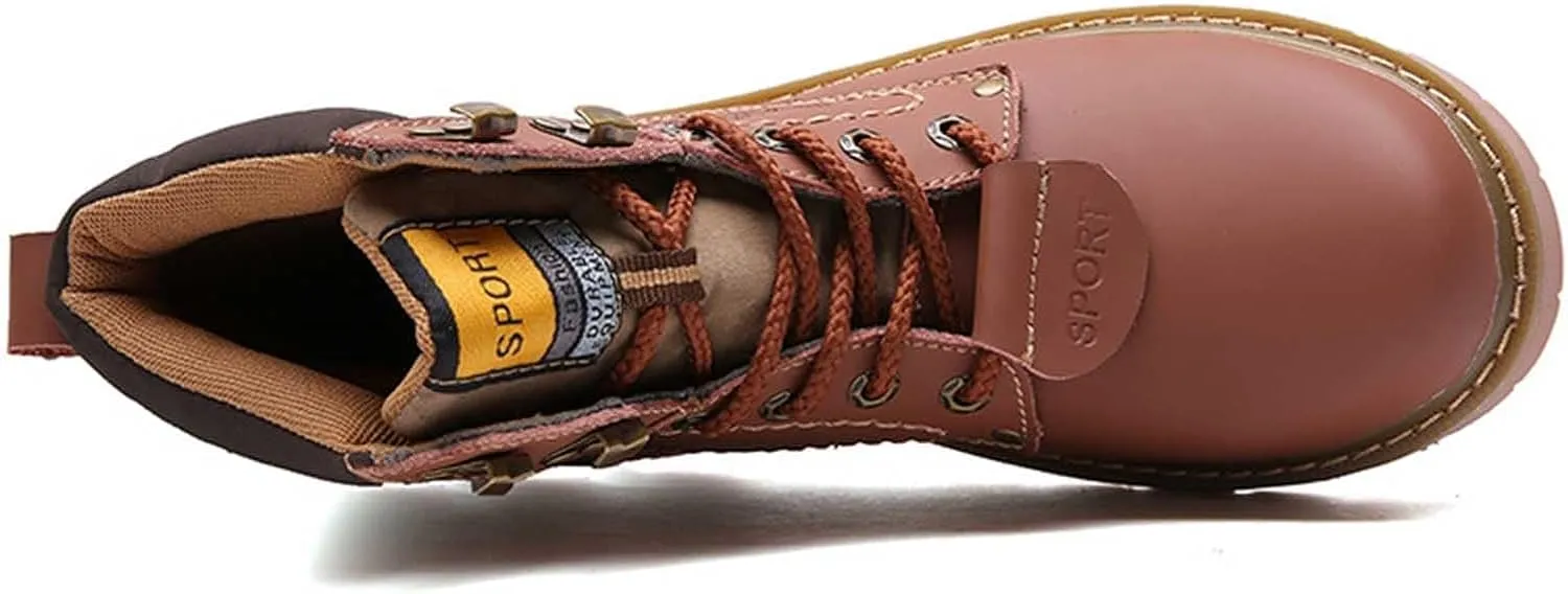Men's Work Boots Steel Toe Hiking Sneakers Ankle Ladies Women's Workout Shoes Winter Platform Shoes Slip Resistant Safety Hike Grounded Footwear