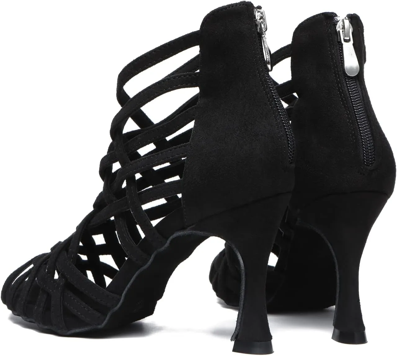 Minishion Ankle Dancing Heels Peep Toe Club Party Ankle Sandals Shoes