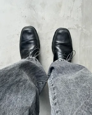 MIU MIU 90'S BUBBLE SOLE LEATHER DERBY'S - UK 11 / EU 46