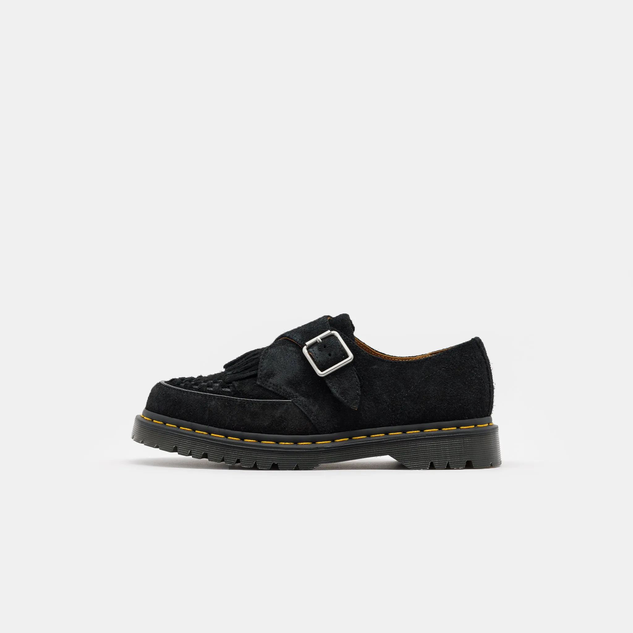 Ramsey Monk Kiltie Shoe in Black