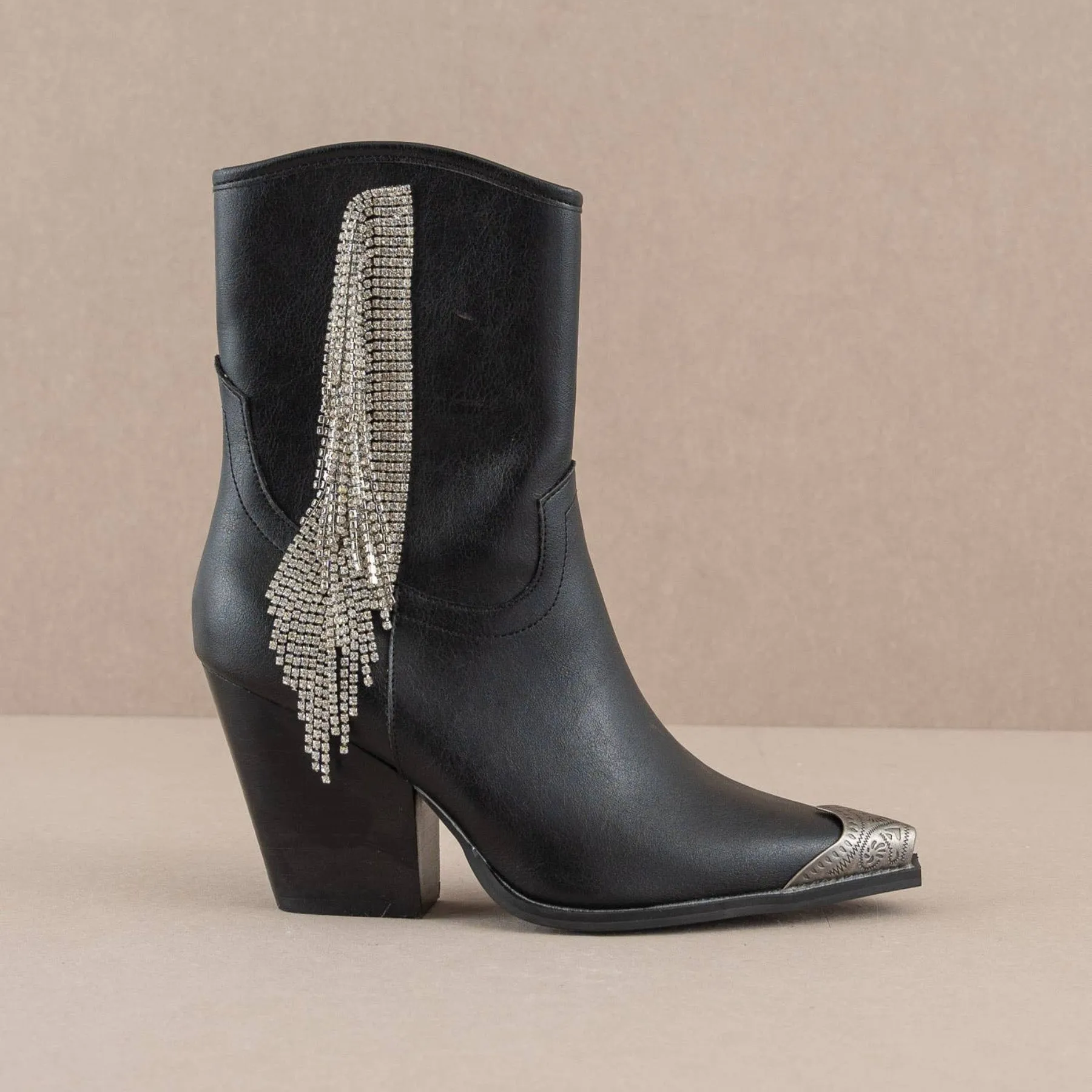 Rodeo Royalty Rhinestone Fringe Cowboy Boot