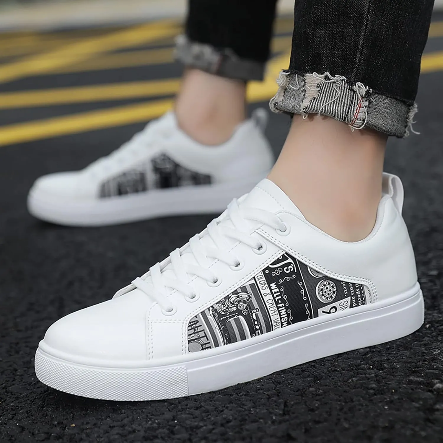 SBGMoSJ Sneakers for Women Womens Black Slip Resistant Tennis Shoes Women's Tennis Shoes Size 8 1/2 Wedge Sneakers for Women Size 11 Wide Womens Shoes Slip Ons Flats Fall 2023