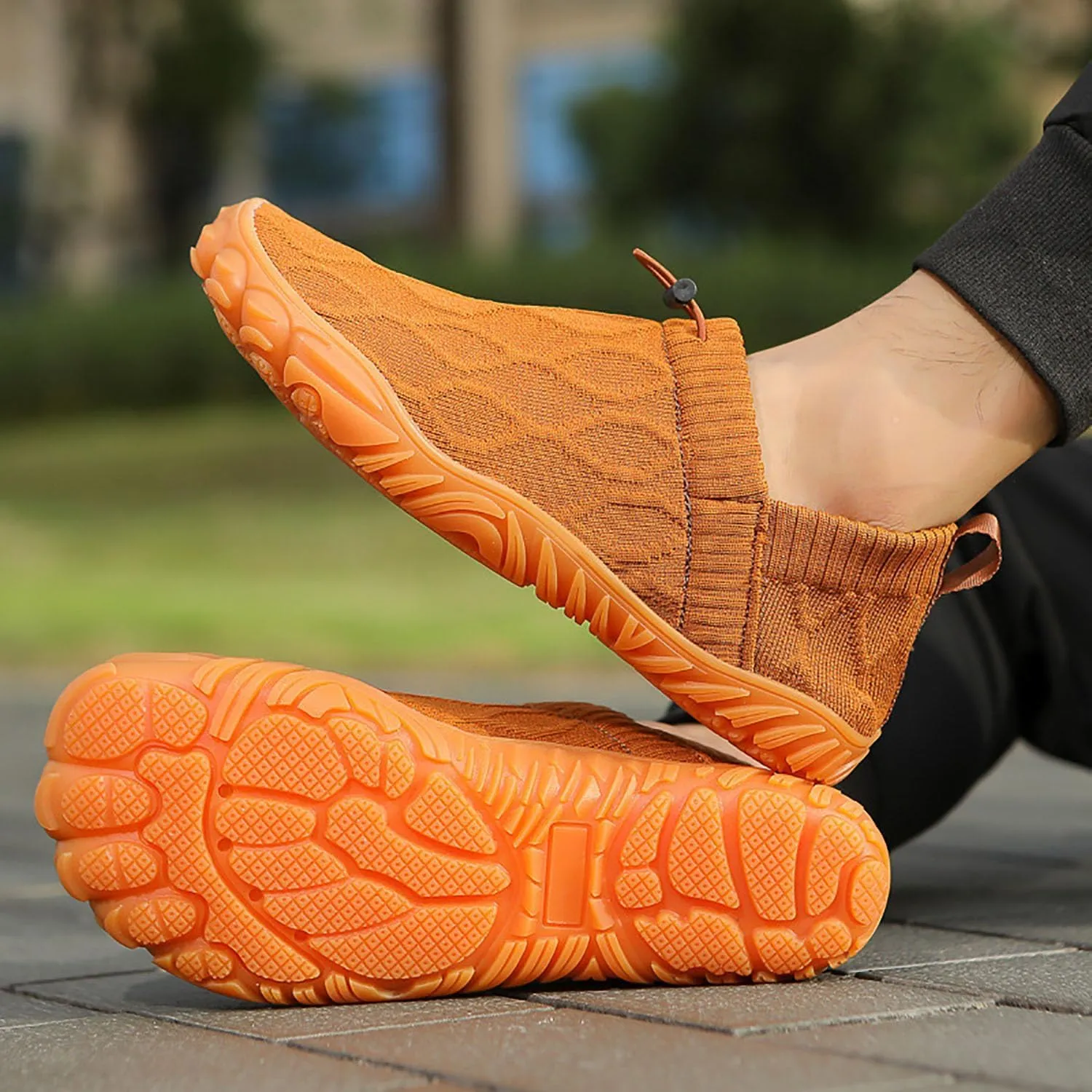Slip on Barefoot Shoe Breathable Minimalist Walking Shoes Womens Mens Workout Beach Running Sneakers