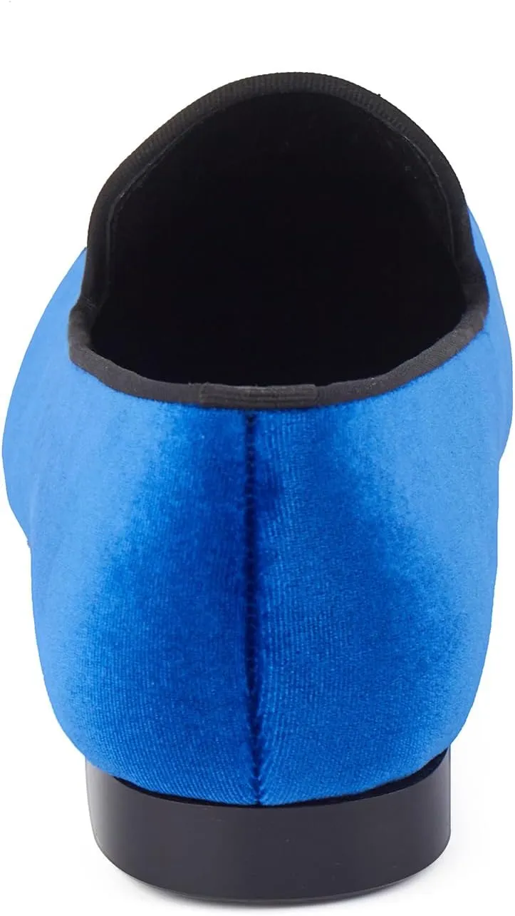 Slip On Formal Dress Shoes Men Velvet Tuxedo Loafers