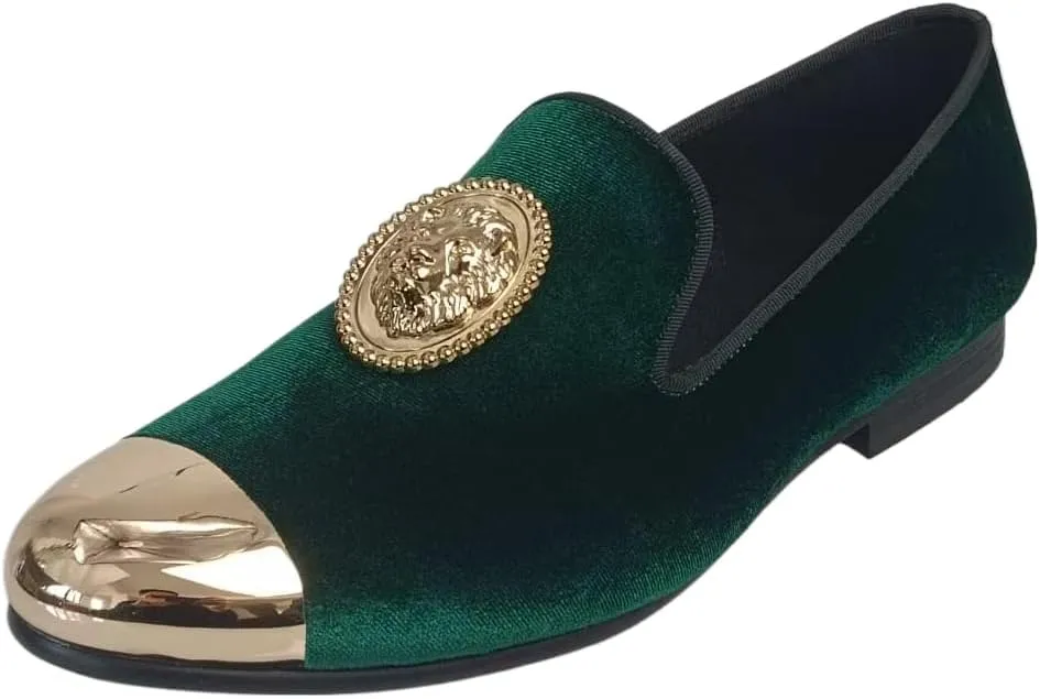 Slip On Formal Dress Shoes Men Velvet Tuxedo Loafers