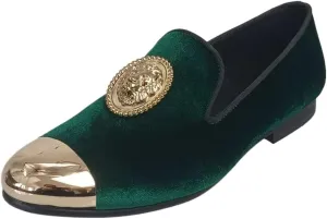 Slip On Formal Dress Shoes Men Velvet Tuxedo Loafers