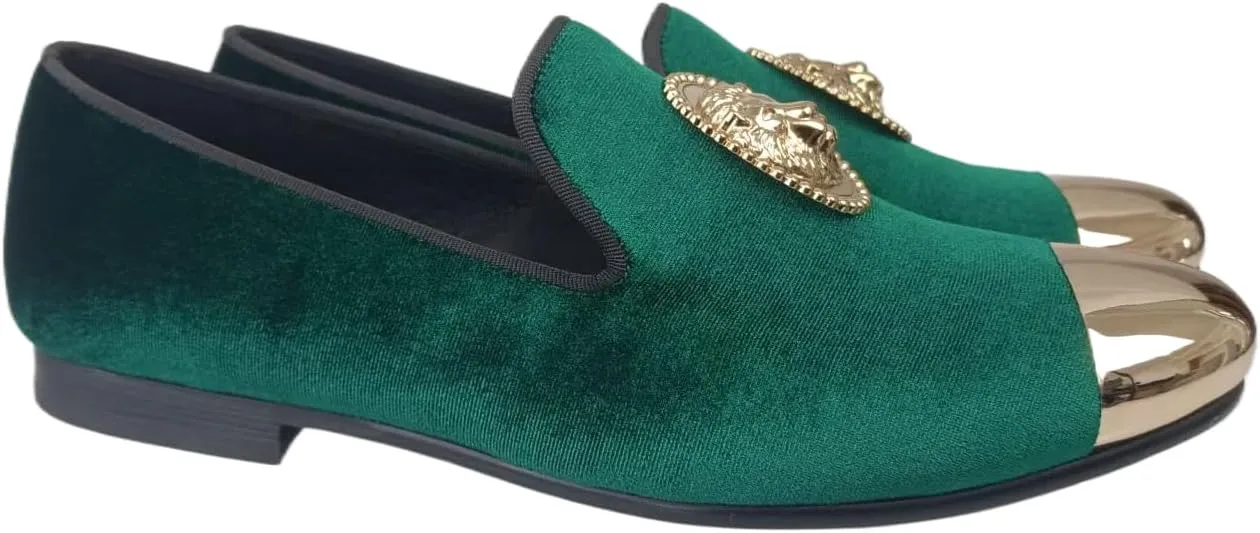 Slip On Formal Dress Shoes Men Velvet Tuxedo Loafers