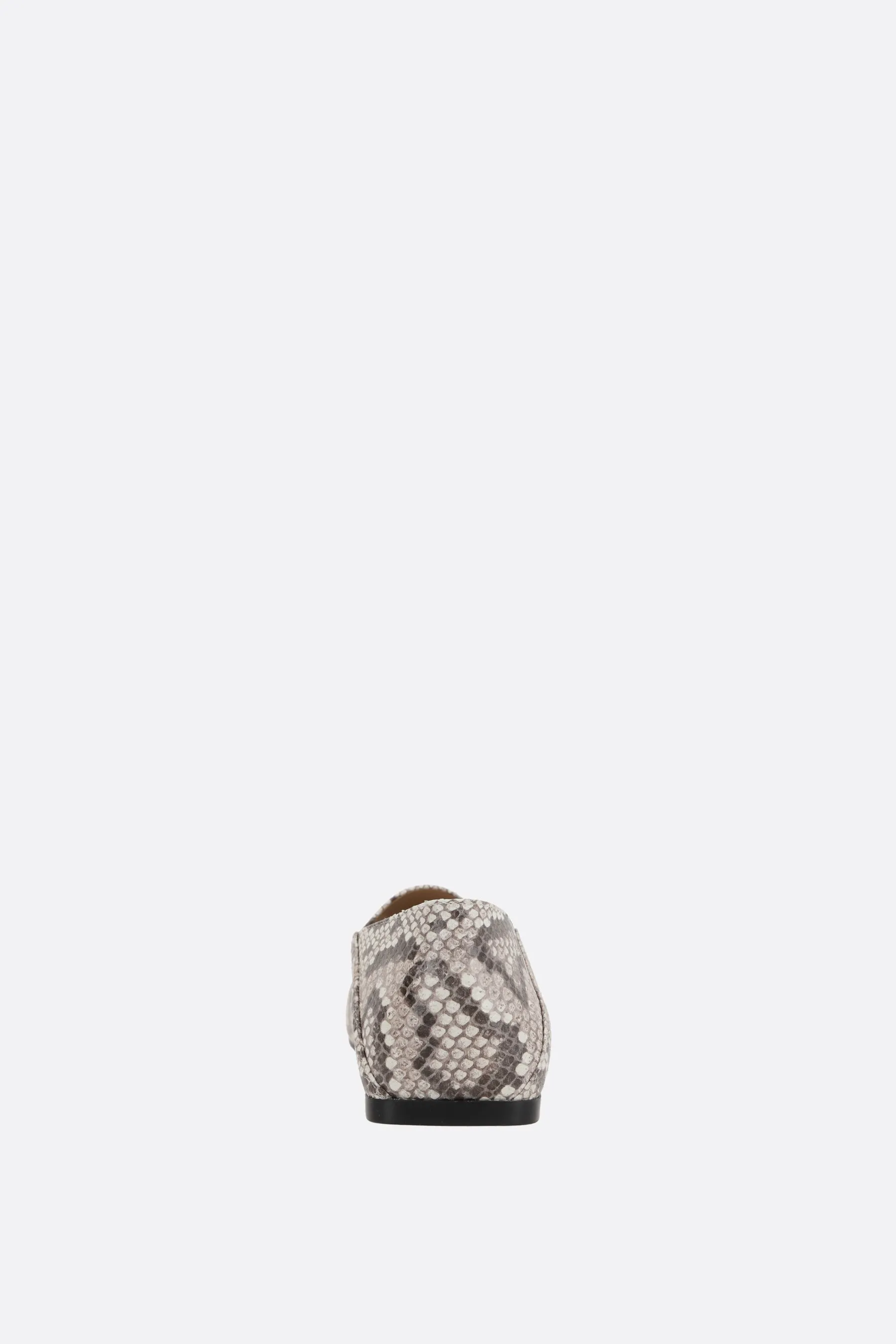 Sr1 Slippers Python-Printed Leather