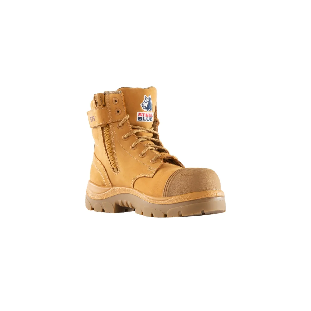 Steel Blue 518579 Ladies Argyle Zip Side Composite Toe Boot