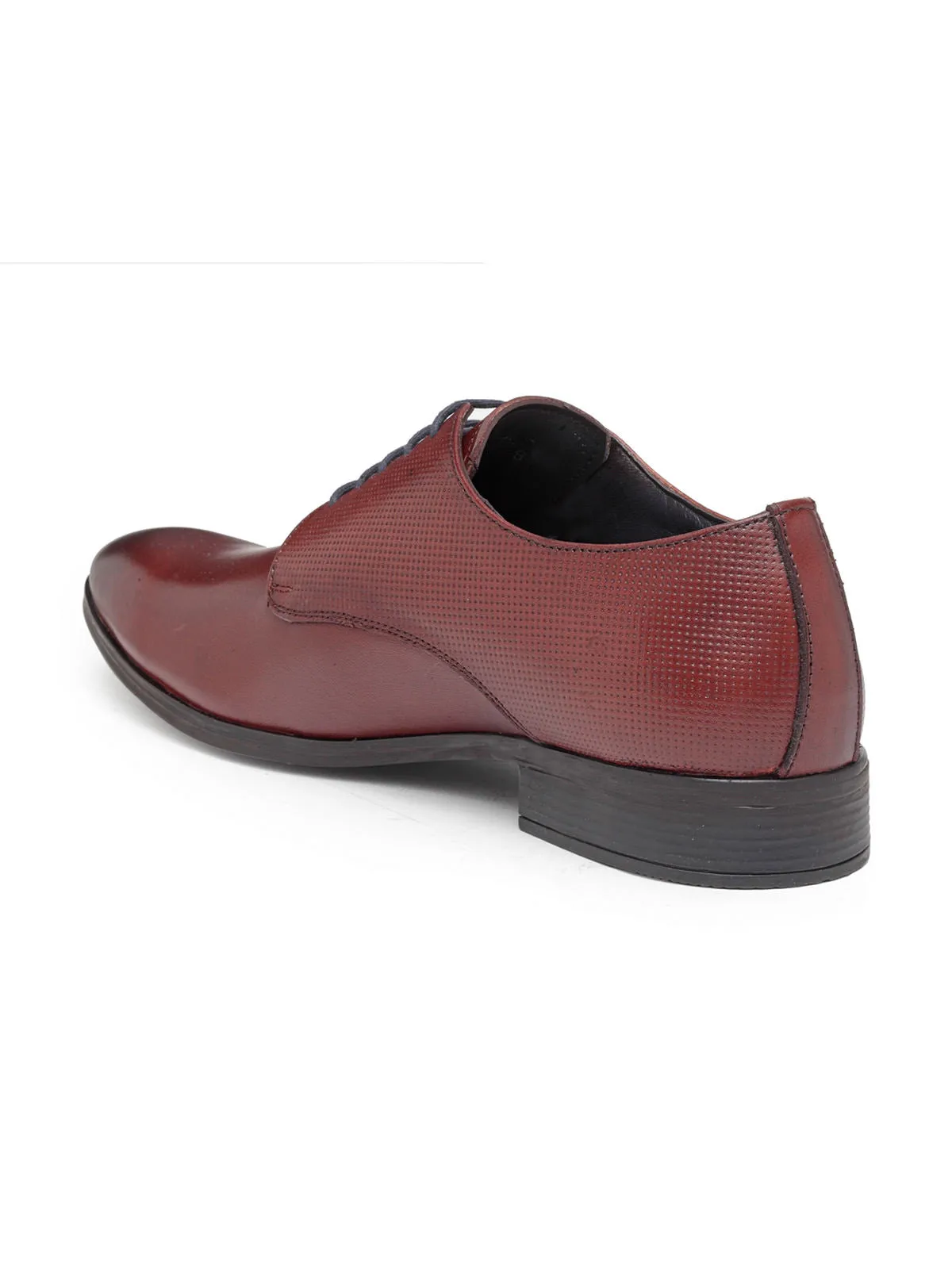 Teakwood Genuine Leather Tan Derby Shoes