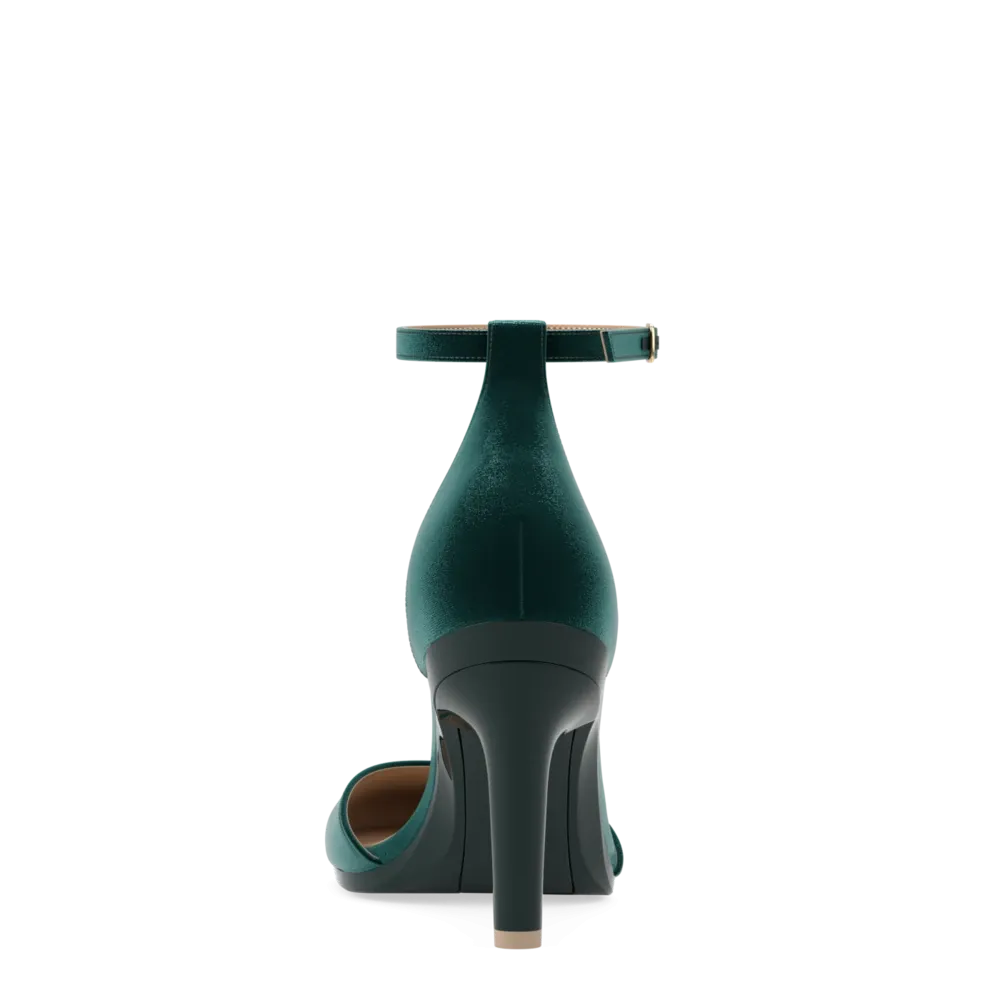 The Jocelyn - Forest Velvet 4 Stiletto