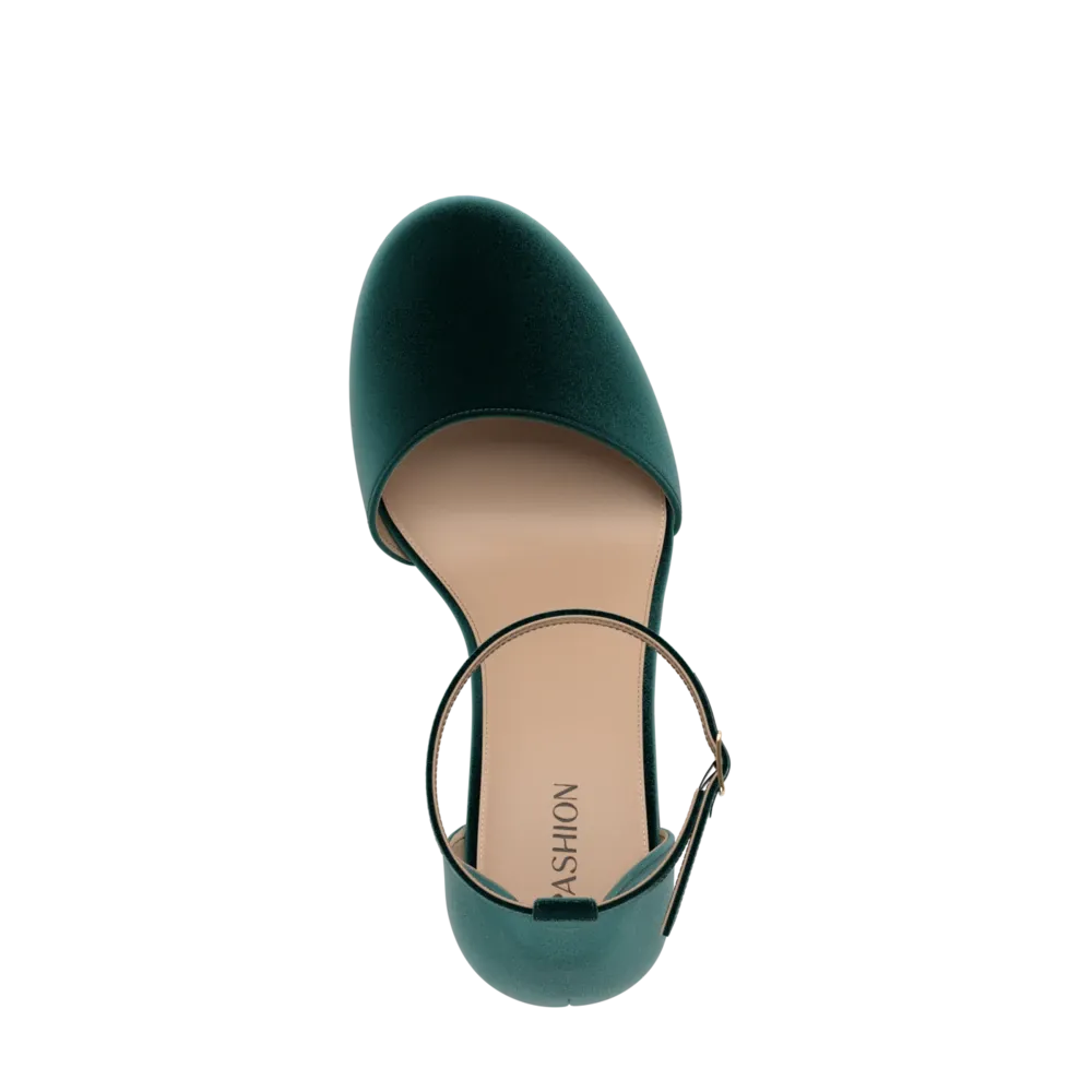 The Jocelyn - Forest Velvet 4 Stiletto