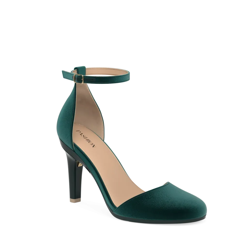 The Jocelyn - Forest Velvet 4 Stiletto