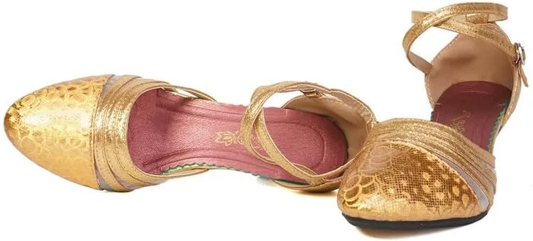 TINRYMX Women's Ankle Strap Closed Toe Glitter Latin Salsa Tango Dance Shoes Party Ballroom Dance Shoes DY302