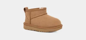 UGG: Kids' Classic Ultra Mini in Chestnut