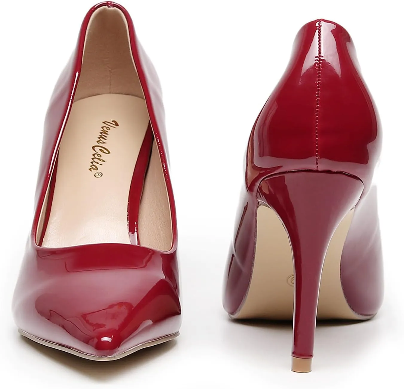 VenusCelia Women's Rokoko Pump Stiletto Heel Shoe