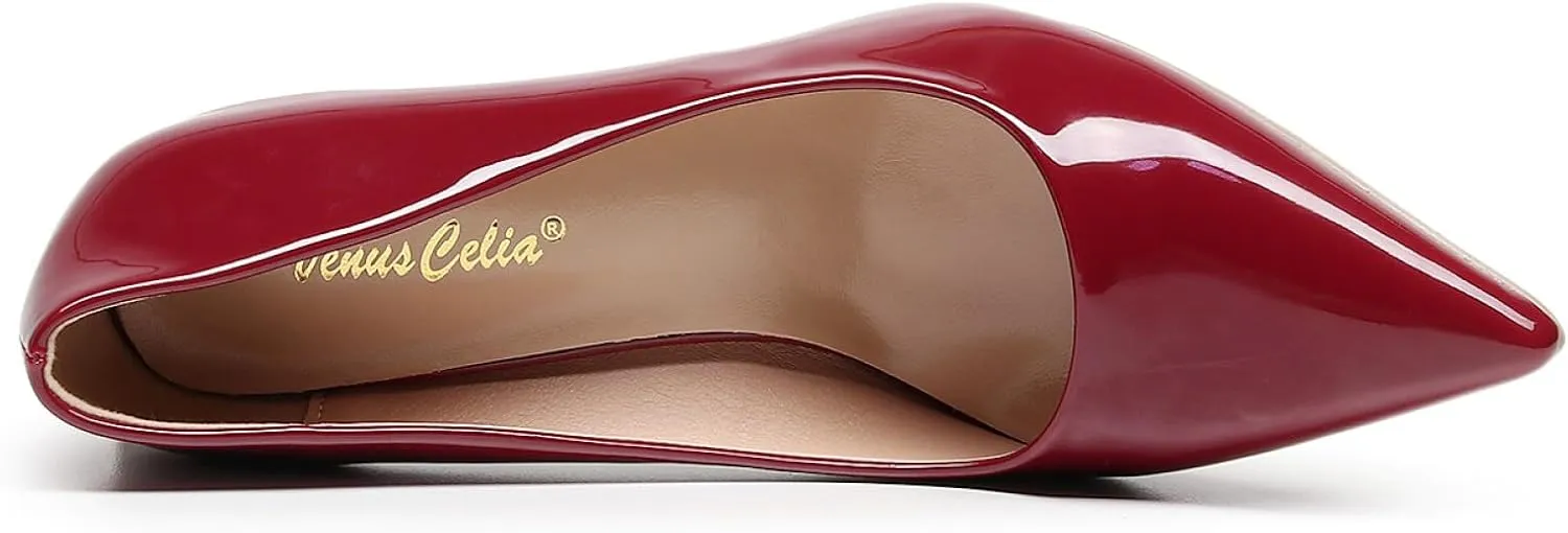 VenusCelia Women's Rokoko Pump Stiletto Heel Shoe