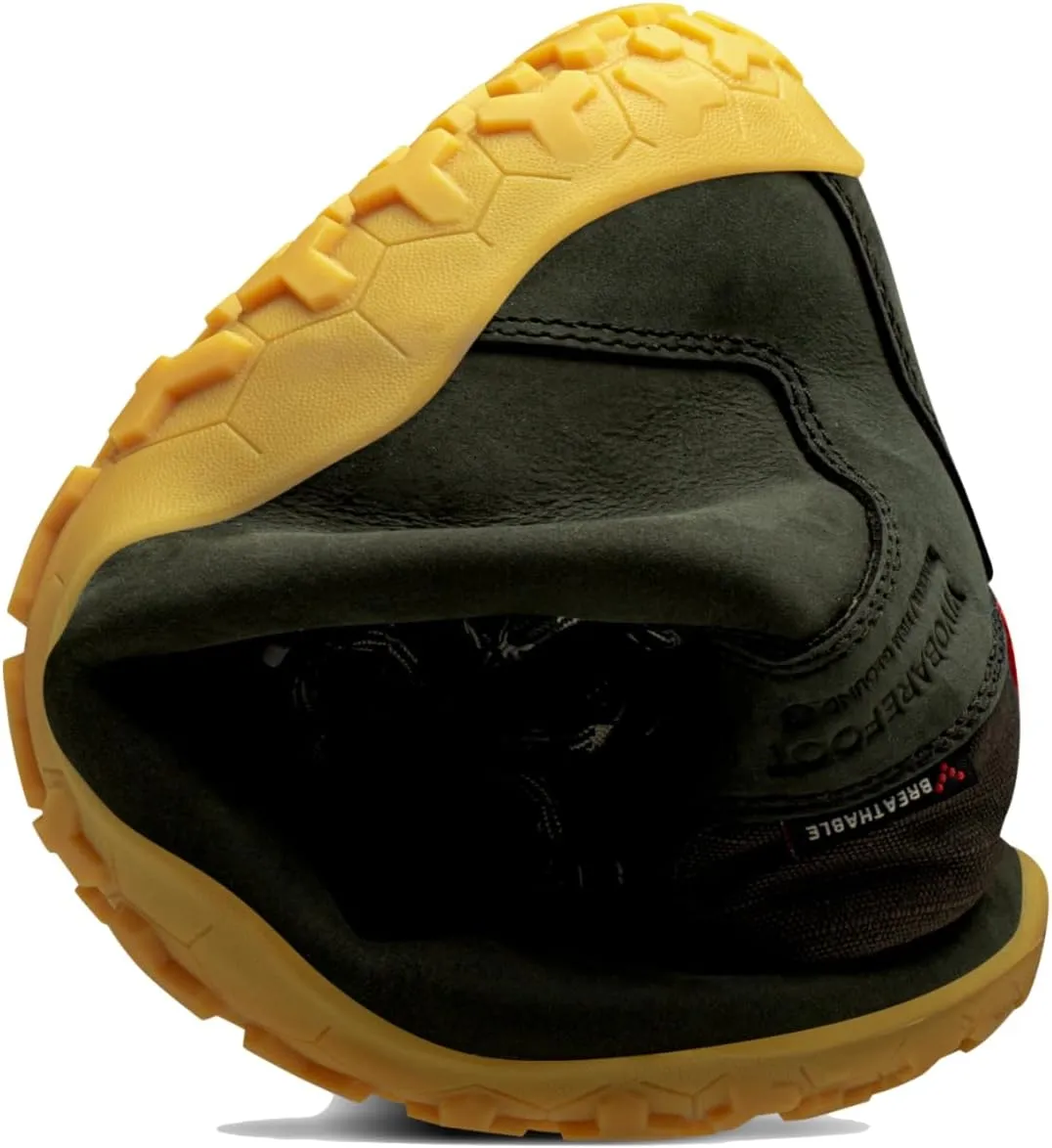 Vivobarefoot Magna Forest ESG, Womens Leather and Wool Hiking Trainers with Barefoot Sole