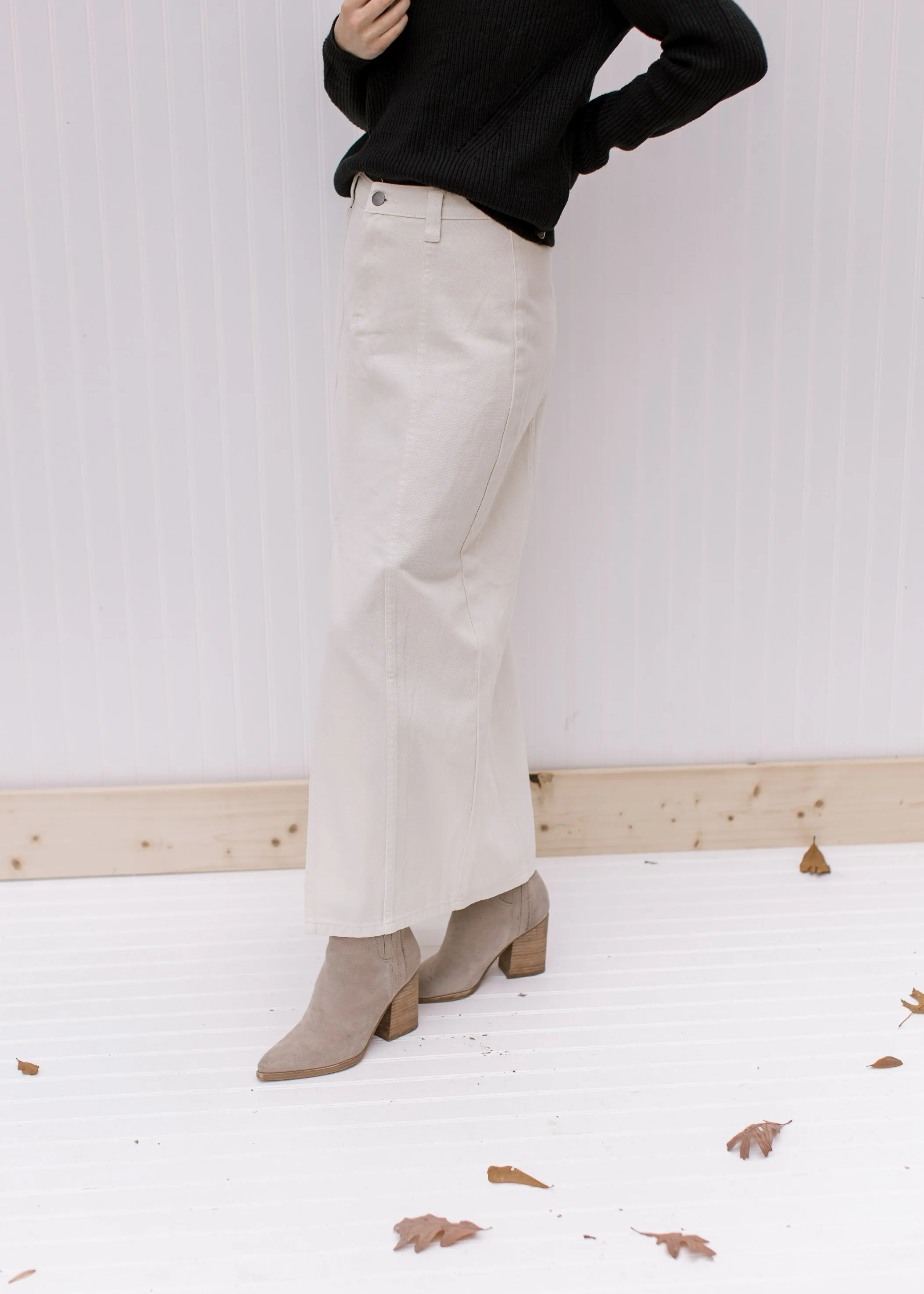 X Off White Midi Skirt