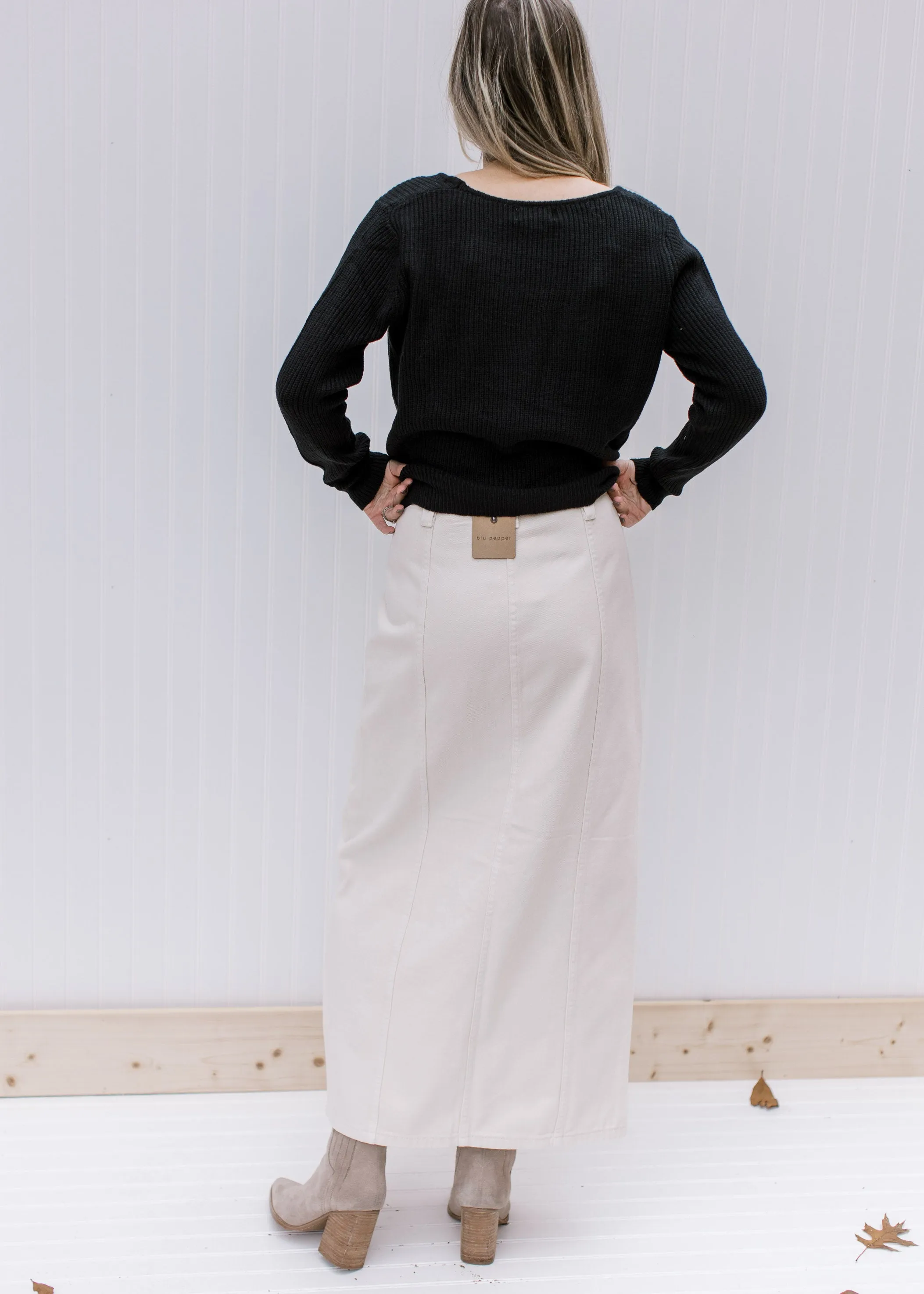 X Off White Midi Skirt