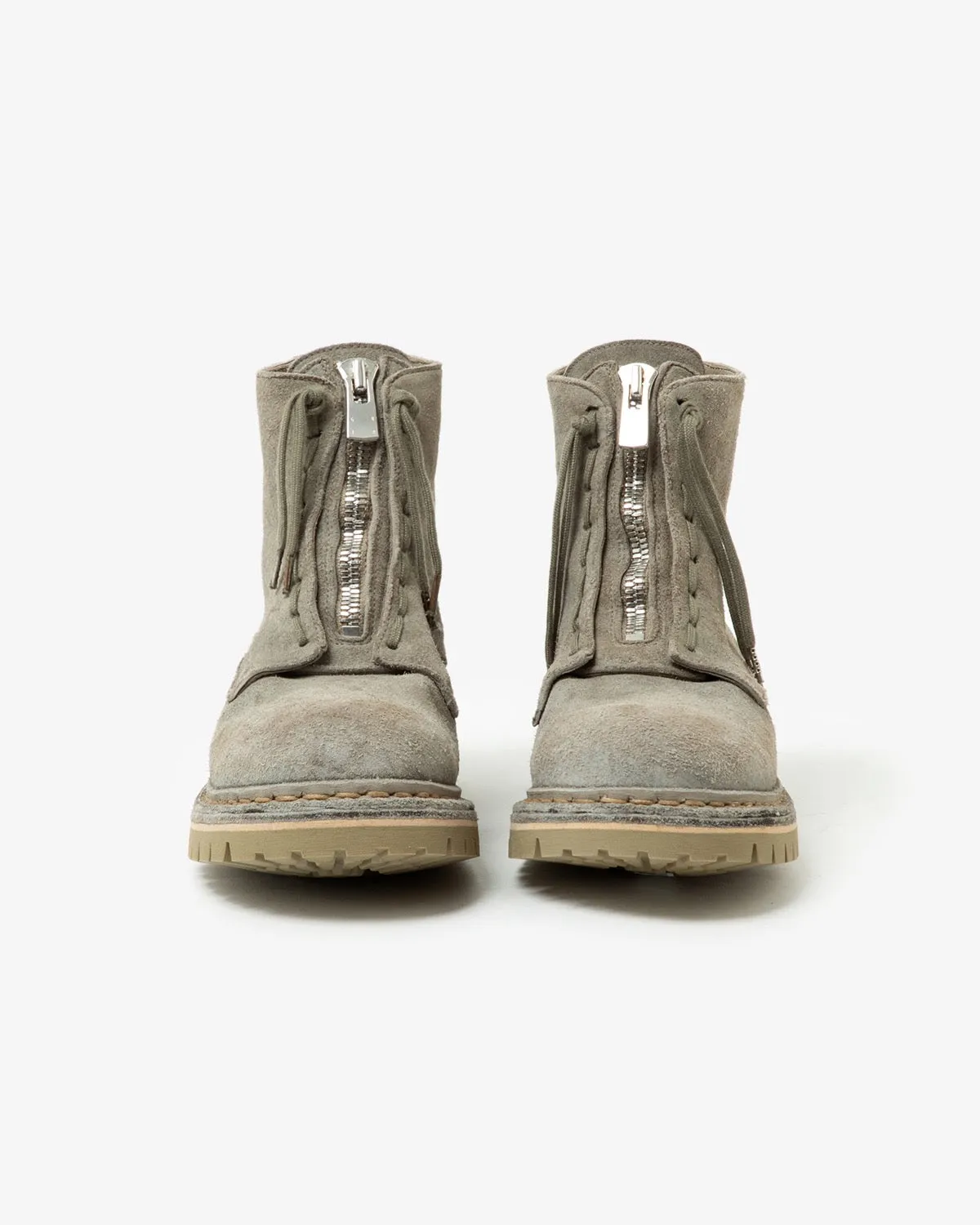 ZIPPER UNIT BOOTS BIG DADDY" HORSE LEATHER by GUIDI