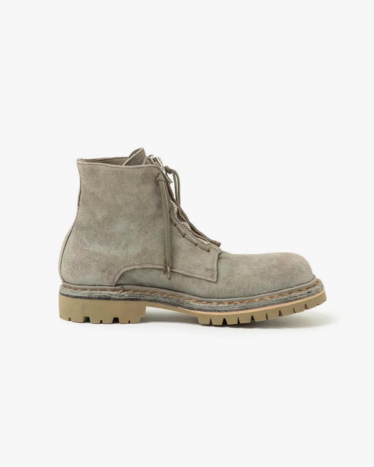 ZIPPER UNIT BOOTS BIG DADDY" HORSE LEATHER by GUIDI